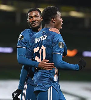 Dundalk V Arsenal 2020-21 Prints: Eddie Nketiah Scores First Goal for Arsenal in Europa League: Dundalk FC vs Arsenal