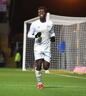 Oxford United v Arsenal - FA Cup 2023 Collection: Eddie Nketiah Scores His Second: Arsenal Advances in FA Cup Against Oxford United