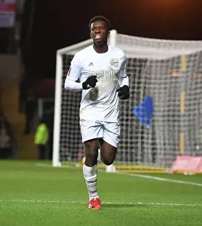 Eddie Nketiah Scores His Second: Arsenal Advances in FA Cup Against Oxford United