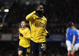 Eddie Nketiah Scores His Second: Arsenal Moves Forward in FA Cup against Portsmouth