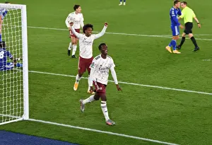 Eddie Nketiah Scores His Second: Arsenal Wins Carabao Cup Clash vs Leicester City