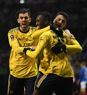 Eddie Nketiah Scores His Second Goal: Arsenal Advances in FA Cup against Portsmouth