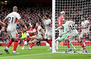 Eddie Nketiah Scores His Second Goal: Arsenal's Victory Against Sheffield United (2023-24 Premier League)