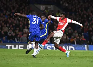 Eddie Nketiah Scores Third: Arsenal's Triumph Over Chelsea in the Premier League (April 2022)
