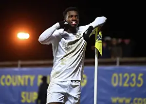 Oxford United V Arsenal - FA Cup 2023 Prints: Eddie Nketiah Stuns Oxford United with FA Cup Upset Goal for Arsenal