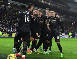 Eddie Nketiah's Hat-Trick: Arsenal's Thrilling Victory Over Brighton & Hove Albion in the 2022-23 Premier League