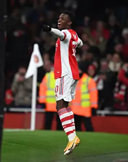 Arsenal V Sunderland - Carabao Cup 2021-22 Prints: Eddie Nketiah's Hat-trick: Arsenal Advance to Carabao Cup Quarterfinals with 4-2 Win over Sunderland