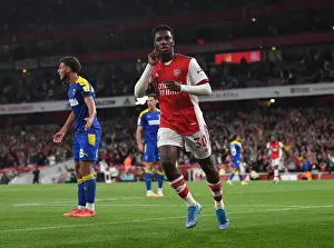 Eddie Nketiah's Hat-Trick: Arsenal Dominates AFC Wimbledon in Carabao Cup