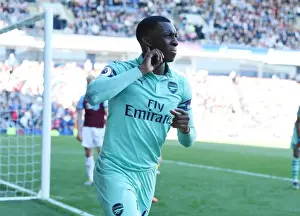 Burnley V Arsenal 2018-19 Prints: Eddie Nketiah's Hat-Trick: Arsenal Secures Victory Over Burnley in Premier League Showdown