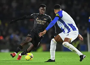 Eddie Nketiah's Star Performance: Arsenal Triumphs Over Brighton & Hove Albion (2022-23)