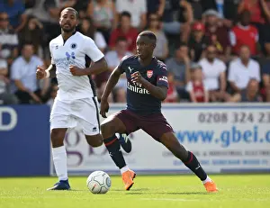 Borehamwood V Arsenal 2018-19 Prints: Eddie Nketiah's Star Performance: Arsenal's Pre-Season Victory at Borehamwood