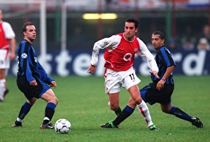 Edu Gallery: Edu (Arsenal) Andy van der Meyde (Inter)