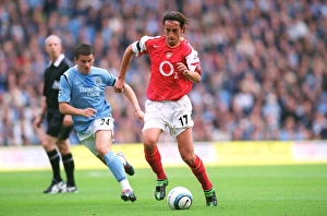 Edu Gallery: Edu (Arsenal) Joey Barton (Man City)