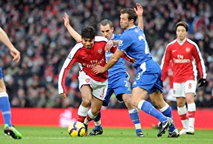 Eduardo (Arsenal) Lucas Neill (Everton). Arsenal 2:2 Everton, Barclays Premier League Eduardo (Arsenal) Lucas Neill (Everton). Arsenal 2:2 Everton, Barclays Premier League