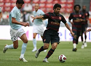 Arsenal V Lazio 2007-8 Prints: Eduardo (Arsenal) Sanchez Cribari (Lazio)