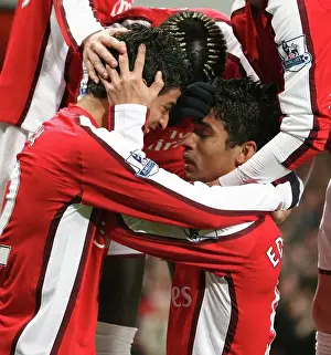 Eduardo and Carlos Vela: Unstoppable Duo Celebrates Arsenal's 4:0 FA Cup Victory