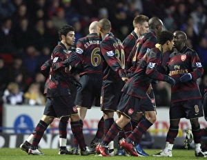 Eduardo celebrates scoring his 1st goal with his team mates
