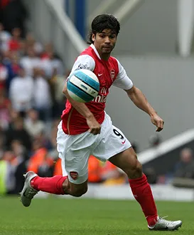 Blackburn Rovers V Arsenal 2007-8 Prints: Eduardo's Battle: 1-1 Stalemate Against Blackburn Rovers, Premier League, 2007