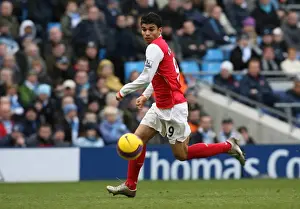 Manchester City V Arsenal 2007-8 Prints: Eduardo's Brilliance: Arsenal's Triumph over Manchester City - 3-1 Victory, 2008