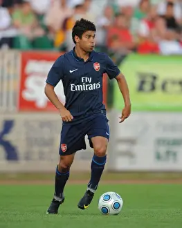 Szombathelyi Haladas V Arsenal 2009-10 Prints: Eduardo's Dominance: Arsenal's 5-0 Pre-Season Victory Over Szombathelyi (2009)