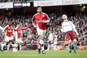 Arsenal V Burnley FA Cup 2008-9 Prints: Eduardo's Double: Arsenal's 3-0 FA Cup Victory over Burnley