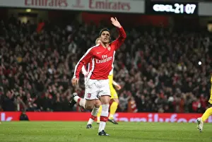 Arsenal V Cardiff City FA Cup Prints: Eduardo's Hat-Trick: Arsenal's 4-0 Victory Over Cardiff City