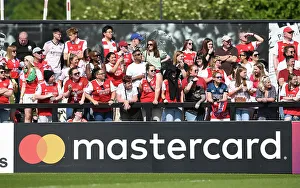 Electrifying Arsenal Fans: Arsenal Women vs Aston Villa - FA Women's Super League (2022-23) - Unforgettable Atmosphere at Meadow Park