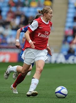 Images Dated 21st May 2011: Ellen White Scores the Winning Goal: Arsenal Ladies Secure FA Cup Victory over Bristol Academy