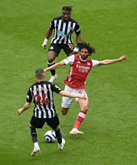 Newcastle United V Arsenal 2020-21 Prints: Elneny vs Almiron: A Battle at St