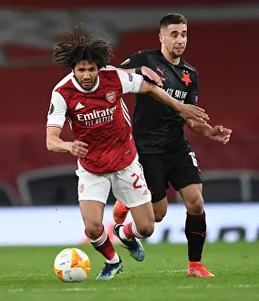 Elneny vs Lingr: A Battle of Midfielders in Empty Emirates Stadium - Arsenal vs Slavia Prague, Europa League Quarterfinal