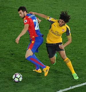 Crystal Palace V Arsenal 2016-17 Prints: Elneny vs Milivojevic: Battle in the Midfield - Crystal Palace vs Arsenal