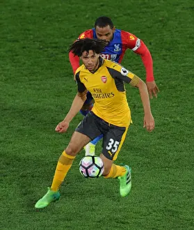 Crystal Palace V Arsenal 2016-17 Prints: Elneny vs. Puncheon: Battle in the Midfield - Crystal Palace vs