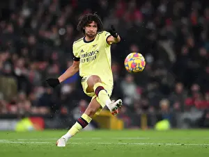 Manchester United V Arsenal 2020-21 Prints: Elneny's Determined Showdown: Arsenal vs Manchester United (Premier League 2020-21)
