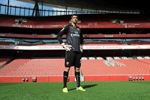 Emi Martinez (Arsenal). Arsenal 1st Team Photocall. Emirates Stadium, 7 / 8 / 14. Credit