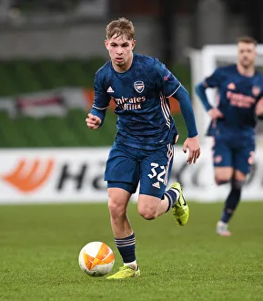 Dundalk V Arsenal 2020-21 Prints: Emile Smith Rowe in Action: Arsenal vs. Dundalk - UEFA Europa League (December 2020)