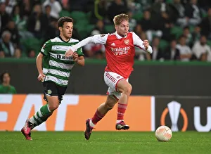 Emile Smith Rowe in Action: Arsenal vs. Sporting CP - UEFA Europa League Round of 16, Lisbon 2023