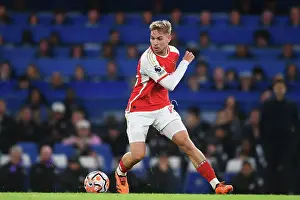 Emile Smith Rowe in Action: A Battle at Stamford Bridge - Chelsea vs. Arsenal, Premier League 2023-24