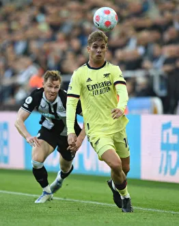 Newcastle United V Arsenal 2021-22 Prints: Emile Smith Rowe in Action: Newcastle United vs. Arsenal, Premier League 2021-22