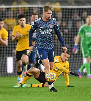 Emile Smith Rowe in Action: Wolverhampton Wanderers vs Arsenal, Premier League 2021-22