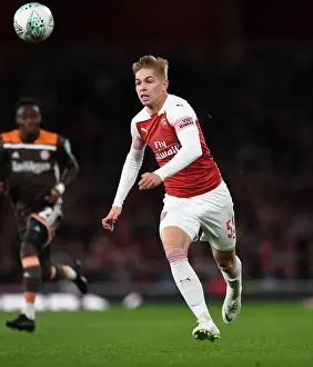 Arsenal V Brentford - Carabao Cup 2018-19 Prints: Emile Smith Rowe: Arsenal's Breakout Star Guides Team to Carabao Cup Triumph over Brentford