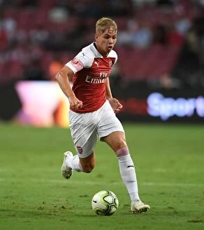 Arsenal v Atletico Madrid 2018-19 Collection: Emile Smith Rowe: Arsenal's Breakout Star Shines in International Champions Cup Clash Against