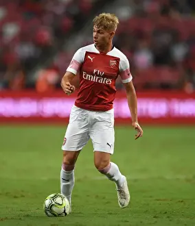 Arsenal V Atletico Madrid 2018-19 Prints: Emile Smith Rowe: Arsenal's Breakout Star Shines in International Champions Cup Match against Atletico Madrid