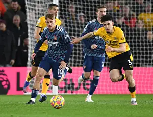 Emile Smith Rowe Breaks Past Wolves Rayan Ait-Nouri: Wolverhampton Wanderers vs Arsenal, Premier League 2021-22