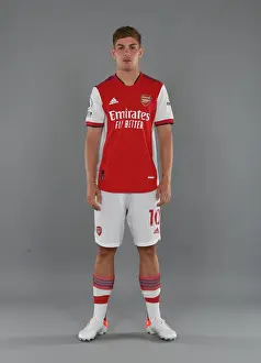 Arsenal Photocall 2021-22 Prints: Emile Smith Rowe Kicks Off Arsenal's 2021-22 Season Training