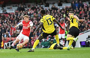Arsenal V Watford 2021-22 Prints: Emile Smith Rowe Scores: Arsenal vs. Watford, Premier League 2021-22