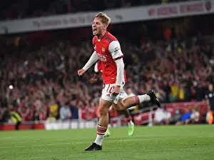 Arsenal V AFC Wimbledon 2021-22 Prints: Emile Smith Rowe Scores the Decisive Goal: Arsenal's Carabao Cup Triumph at Emirates Stadium