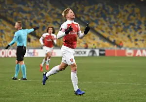 FC Vorskla Poltava V Arsenal 2018-19 Prints: Emile Smith Rowe Scores First Goal: Arsenal Triumphs Over Vorskla Poltava in Europa League