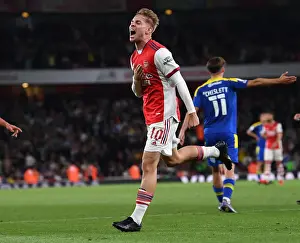 Arsenal V AFC Wimbledon 2021-22 Prints: Emile Smith Rowe Scores His Second: Arsenal Cruises Past AFC Wimbledon in Carabao Cup