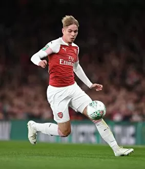 Images Dated 26th September 2018: Emile Smith Rowe Shines: Arsenal vs. Brentford in Carabao Cup