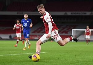 Arsenal v Chelsea 2020-21 Collection: Emile Smith Rowe Shines: Arsenal's Breakout Star in Victory over Chelsea, Premier League 2020-21